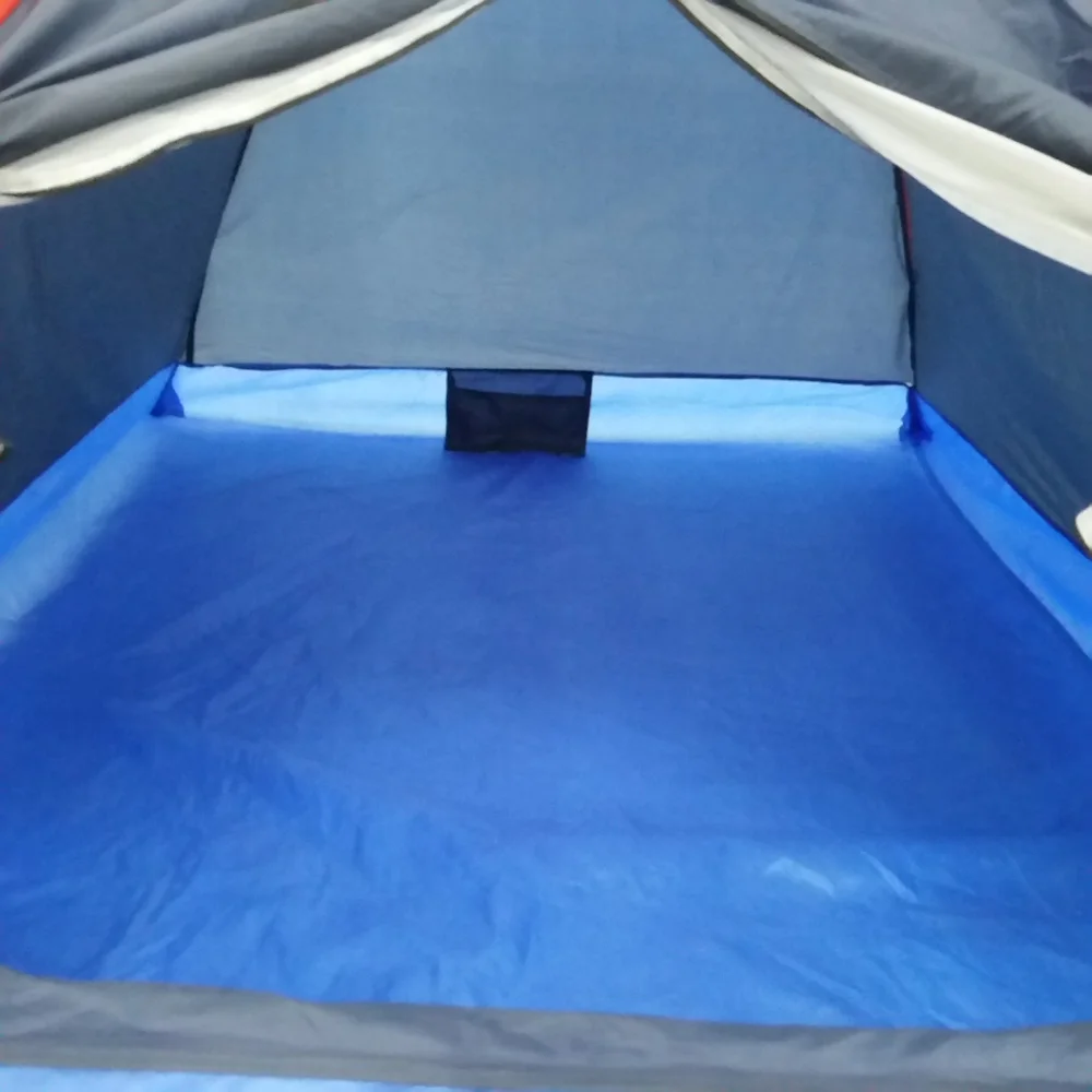 2 People Outdoor Travel Camping Single Layer Tent with Bag for Outdoor Camping Traveling for Summer Spring Autumn 3 Seasons - Image 4