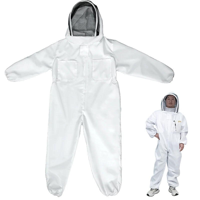 1pc Full Body Beekeeping Clothes Professional Beekeepers Clothes Protection Professional Beekeeping Suit Safty Veil Unisex - Image 6