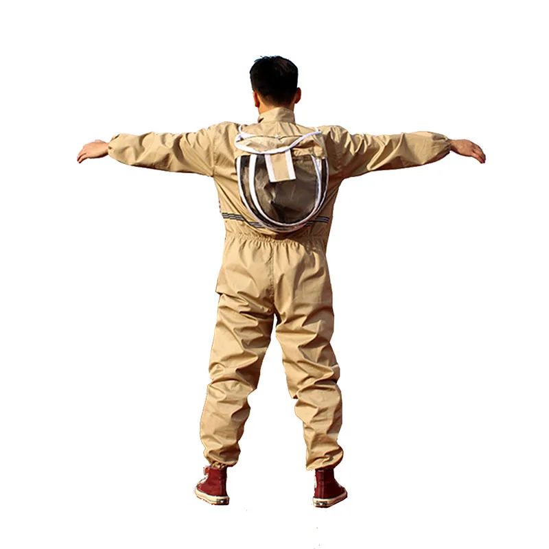 Beekeeping Suit Khaki Beekeeper Clothing Equipment Honeybee Overalls Accessories Apiculture Costume Tools Garden Supplies - Image 3