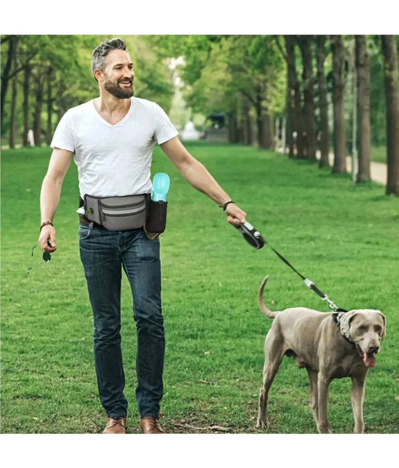 Dog Treat Pouch for Training Outdoor Dog Treat Pouch Training Feeding Bag Large Capacity Pet Trainer Reward Waist Bag Dog Supply - Image 2