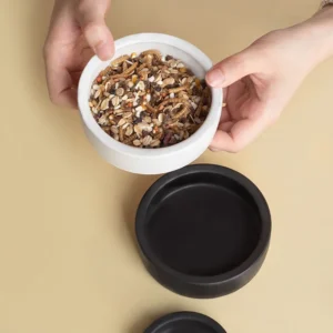 Reptile Food Bowl Anti-Escape Ceramic Feeder Dish Reptile Water Bowl for Hermit Crab Leopard Gecko Chameleon Corn Snake