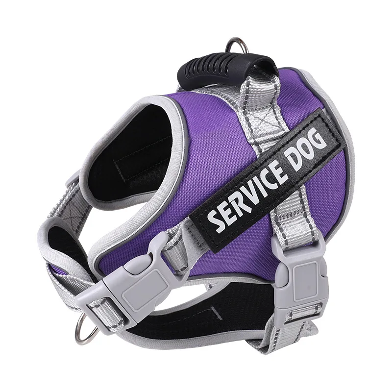 Service Dog Chest Harness No Pull Dog Hook Suitable Large Dog Vest Style Walking Rope Control Dog Strap Accessories Prevent Loss - Image 27