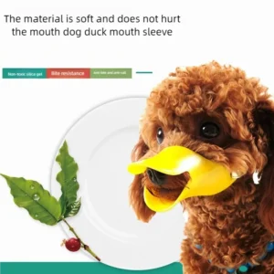Dog Silicone Duck Muzzle For Pet Anti Bite Stop Barking Small Large Dog Mask Pet Accessories Safe Adjustable Mouthpiece Cover
