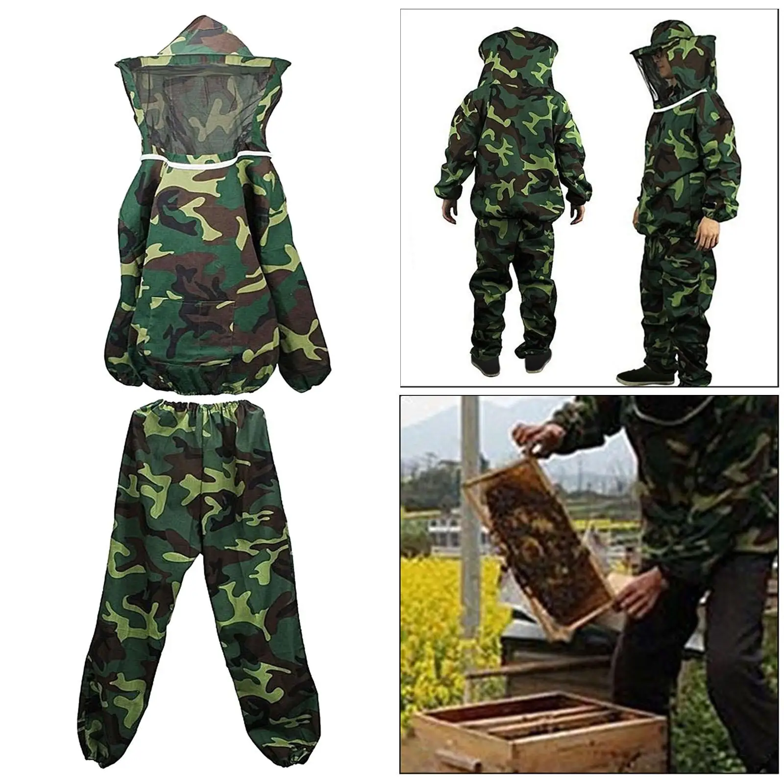 Unisex Beekeeping Suit with and Pants Beekeeping Protective Clothes - Image 4