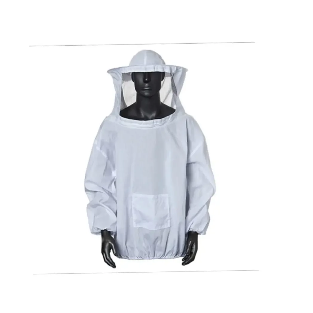 Full Body Beekeeping Clothes Professional Beekeepers Clothes Protection Beekeeping Suit Safty Veil Unisex Children Protective - Image 3