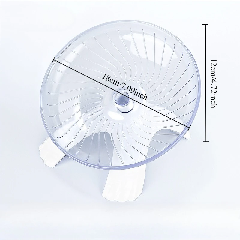 Pet Hamster Running Practice Wheel Mute Flying Saucer Steel Axle Wheel Running Disc Toys Cage It's A Good Choice for Small Pets - Image 5