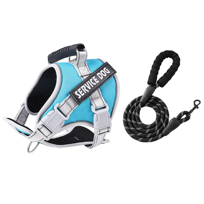Service Dog Chest Harness No Pull Dog Hook Suitable Large Dog Vest Style Walking Rope Control Dog Strap Accessories Prevent Loss - Image 10
