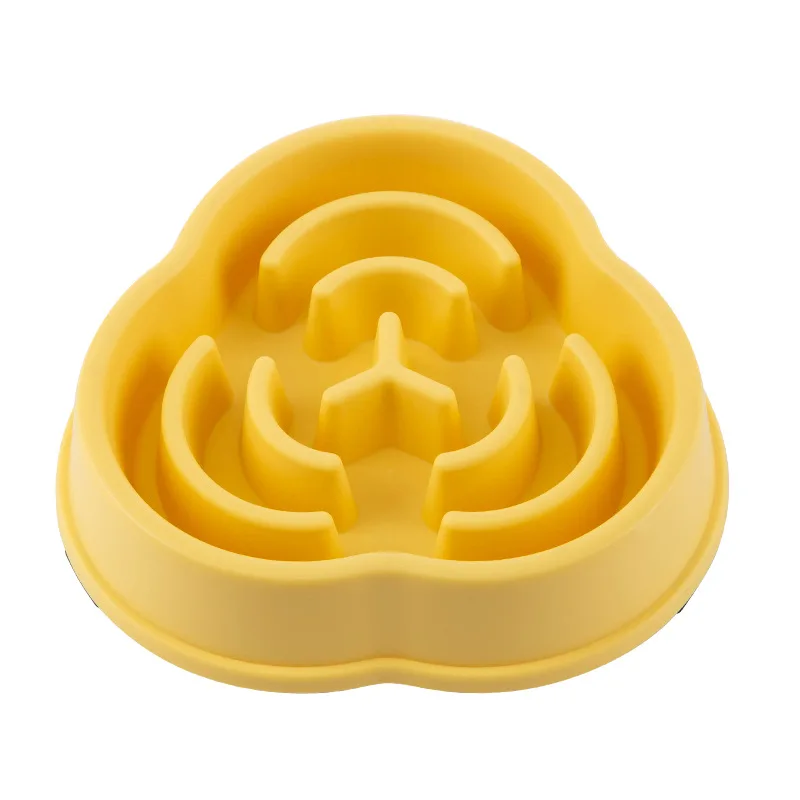 Pet Cat Dog Slow Food Bowl Fat Help Healthy Round Anti-choking Thickened And Non-slip Multiple Colors Shapes - Image 22