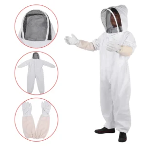 Professional Beekeeping Protective Suit Gloves Beekeeper Protect Equipment Jumpsuit