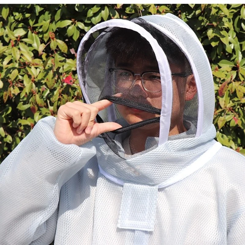 New Beekeeping Clothing Veil Hood Gloves Hat Cloth Jacket Protective beekeeping suit beekeepers bee suit equipment - Image 5