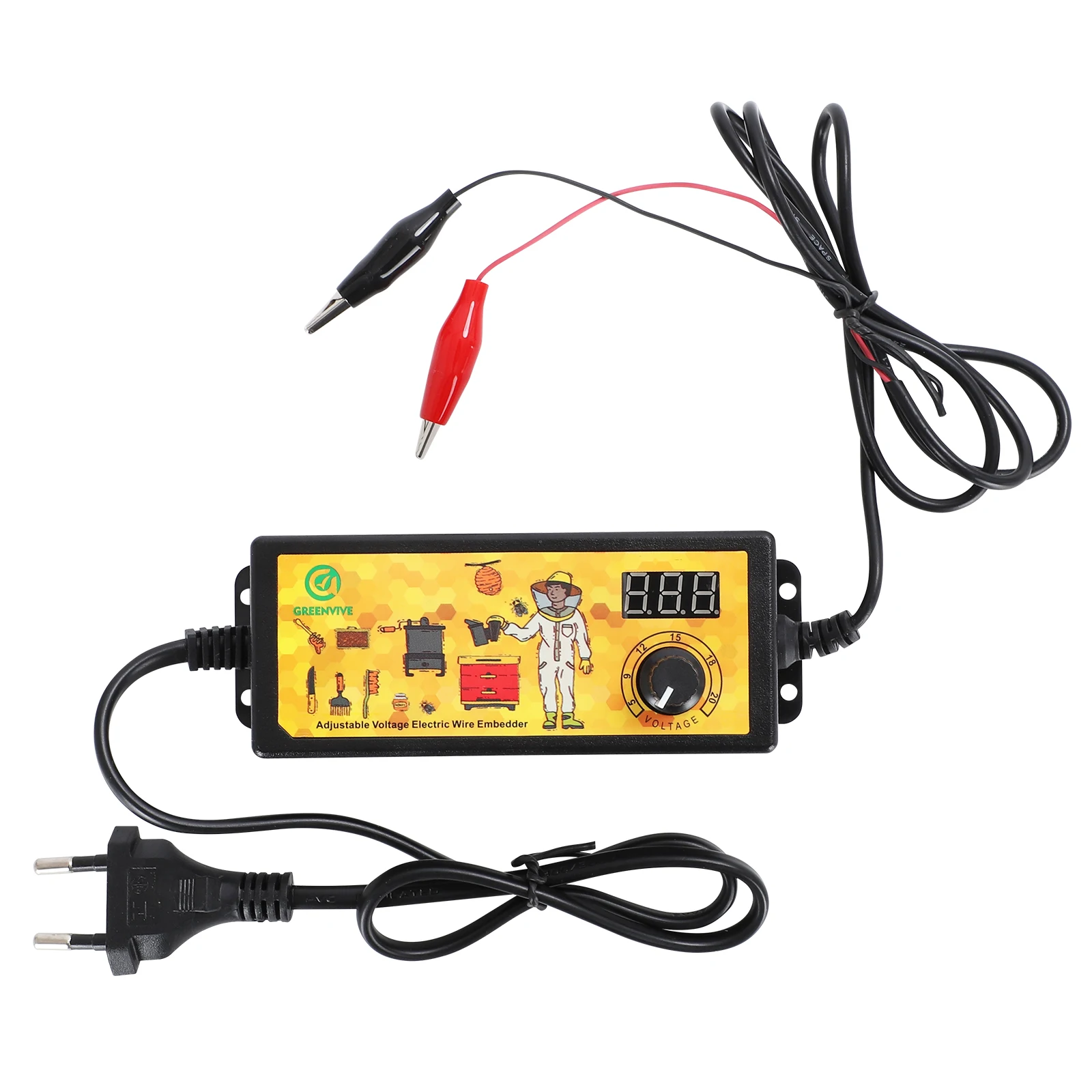 Beekeeping Electric Embedder Heating Device Digital Display Temperature Adjustable Beehive Frame Installer Equipment 100-240V - Image 2
