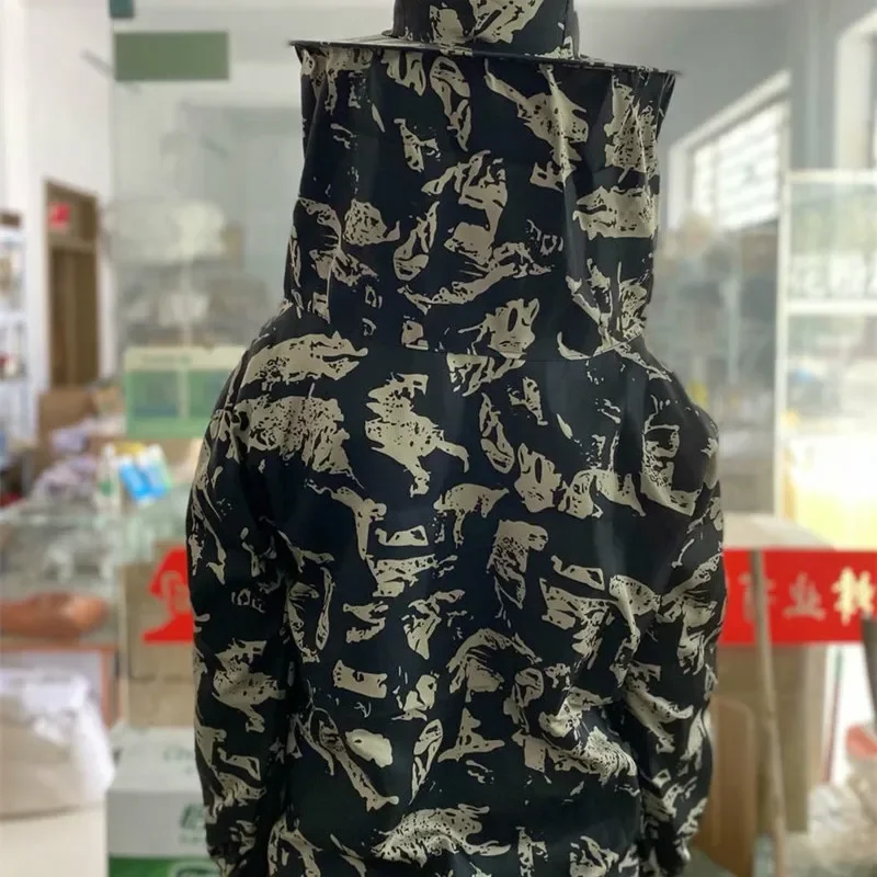 Beekeeping Protective Jacket Smock Suit Bee Keeping Sleeve Beekeeper Breathable Clothes Clothing Veil Dress With Hat Equip Suit - Image 4