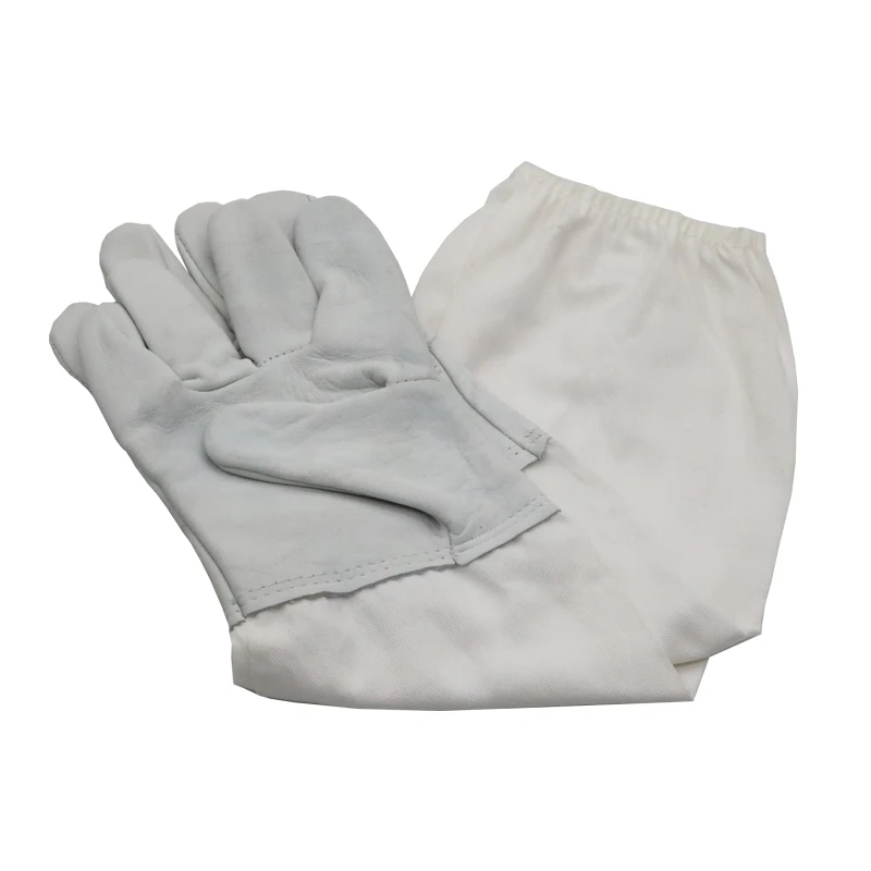 Beekeeping gloves Sheepskin Gloves Anti-bee Anti-sting for Professional Apiculture Beekeeper Bee Keeping Tools 1 Pair - Image 3