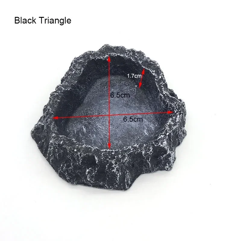Pet Reptile Feeder Bowl Resin Aquarium Basin Food Water Pot Reptile Turtle Tortoise Scorpion Lizard Crabs Supplies Dropshipping - Image 15