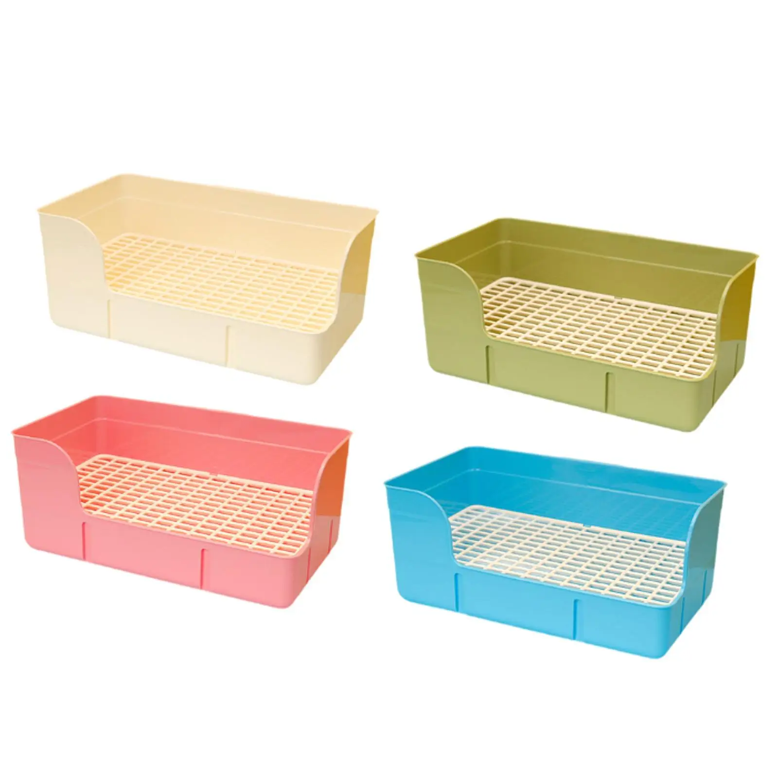 Pet Rabbit Litter Box Animal Bathroom Supplies Rabbit Urinal Tray Pet Toilet for Hamster Rats Ferrets Chinchillas Small Animals - Image 2
