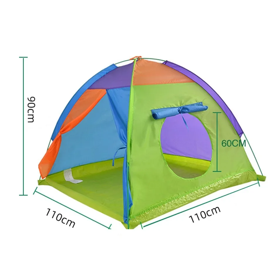 1.1M Portable Children's Tent Folding Kids Tents Tipi Baby Play House Large Girls Boy Princess Castle Child Room Decor Baby Gift - Image 5