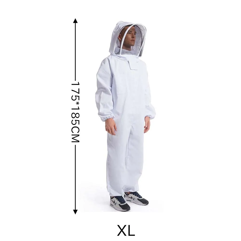 Beekeeping Protective Clothing Professional Full Body Suit Clothes Beekeeper Costume Veil Hood Hat Anti-Bee Gloves Equipment - Image 11