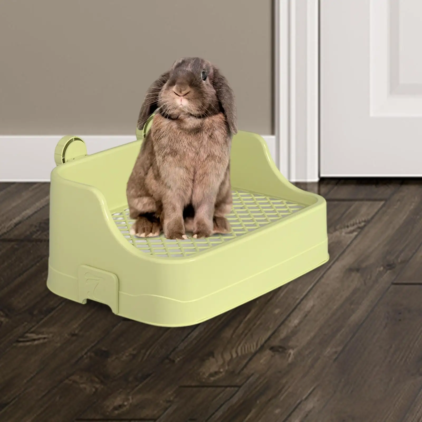 Large Capacity Rabbits Litter Box Rectangular Bunny Potty Corner for Guinea Pigs Chinchillas Small Pet Cleanging Tools - Image 2