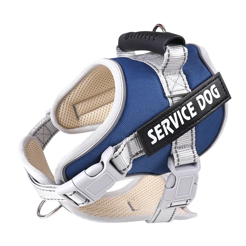 Service Dog Chest Harness No Pull Dog Hook Suitable Large Dog Vest Style Walking Rope Control Dog Strap Accessories Prevent Loss - Image 22