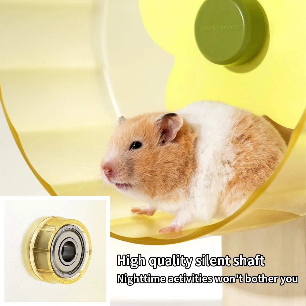 22cm Hamster Wheel Pet Jogging Sports Running Wheel Hamster Accessories Toys Small Animals Rat Exercise Wheel Chinchilla Wheel - Image 5