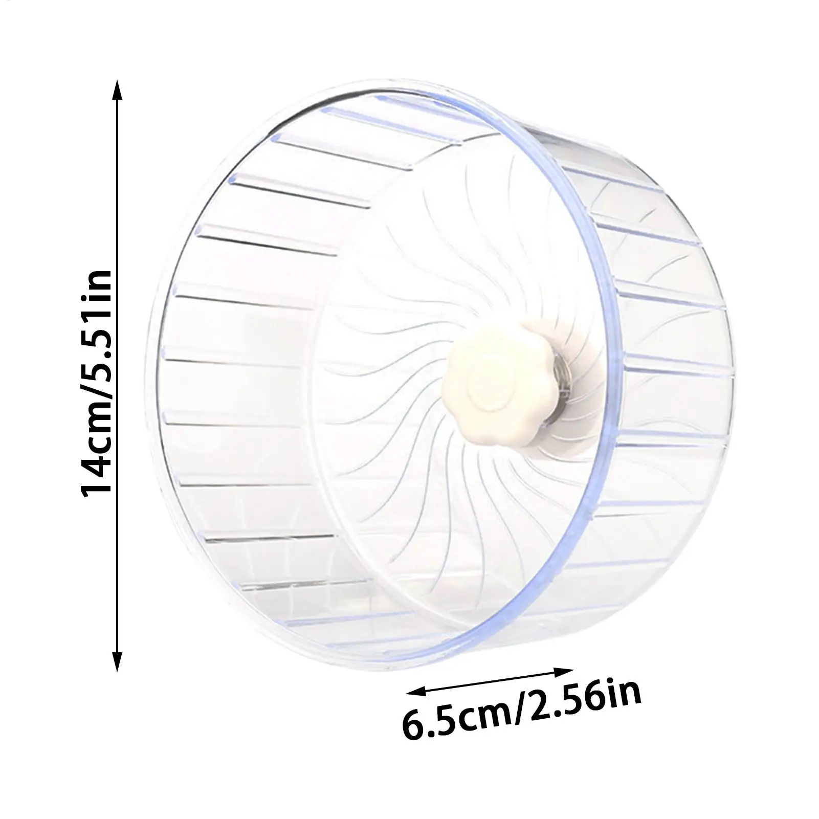 Silent Hamster Exercise Wheel Double Bearing Spinner Running Toy Small Animal Cage Accessories for Mice Hamsters Gerbils Pets - Image 5