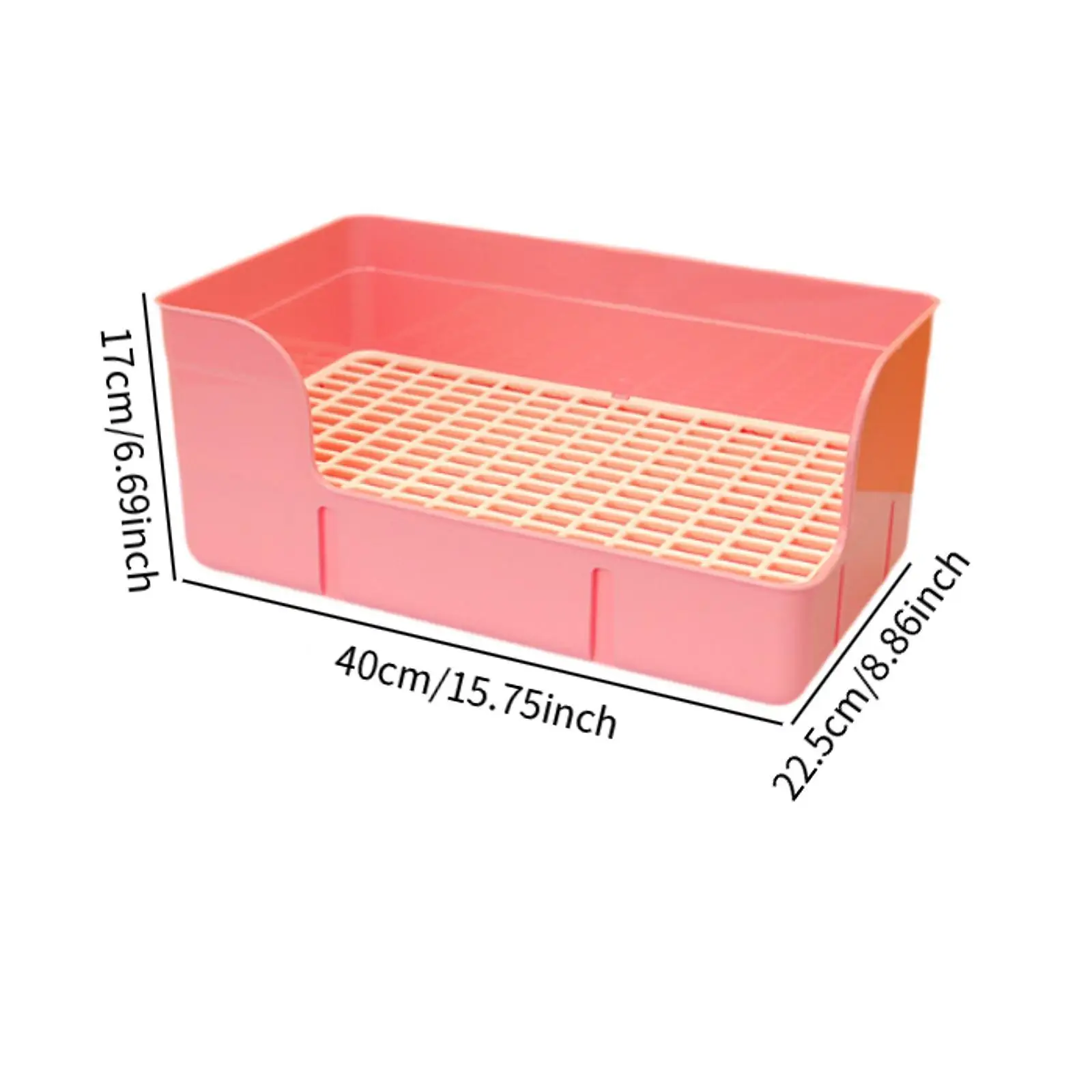 Pet Rabbit Litter Box Animal Bathroom Supplies Rabbit Urinal Tray Pet Toilet for Hamster Rats Ferrets Chinchillas Small Animals - Image 6
