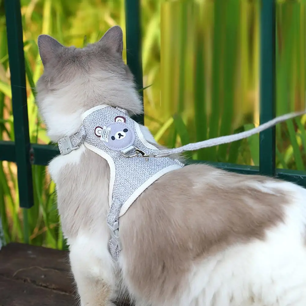 Lovely Small Pet Vest Chest Strap Dog Leash Traction Rope Walking Dog Cat Bunny Vest Harness Poodle Collar Leash Dog Accessories - Image 6