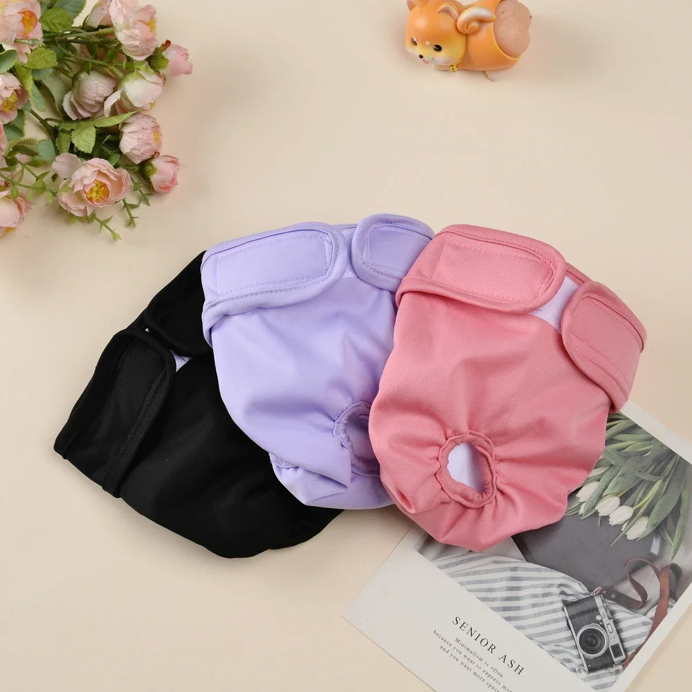 Washable Pet Diapers for Female Male Dogs Breathable Reusable Puppy Sanitary Panties Underwear Chihuahua Menstruation Pant Short - Image 2