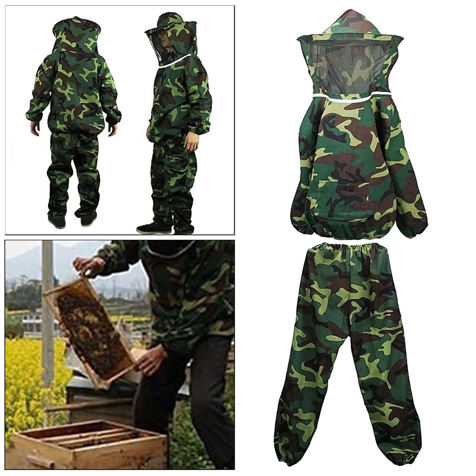 Unisex Beekeeping Suit with and Pants Beekeeping Protective Clothes - Image 3