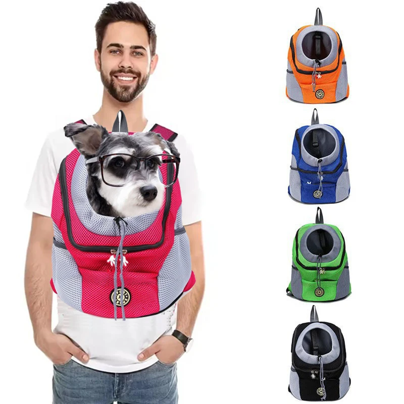 Pet Backpack for Small Medium Dogs Pet Dog Transport Backpack Travel Breathable Dog Carrier Puppy Carrier Pets Carrying Supplies - Image 2