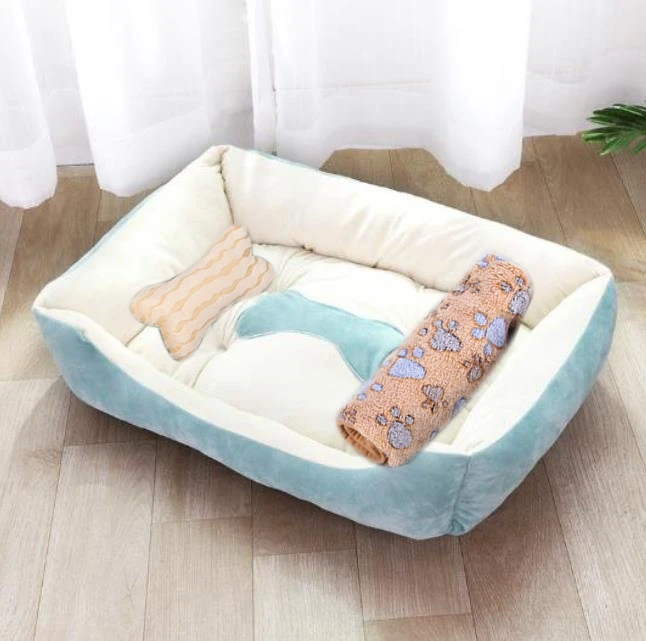 Pet Large Dog Bed Warm House Candy-colored Square Nest Pet Kennel For Small Medium Large Dogs Cat Puppy Plus Size Dog Baskets - Image 16