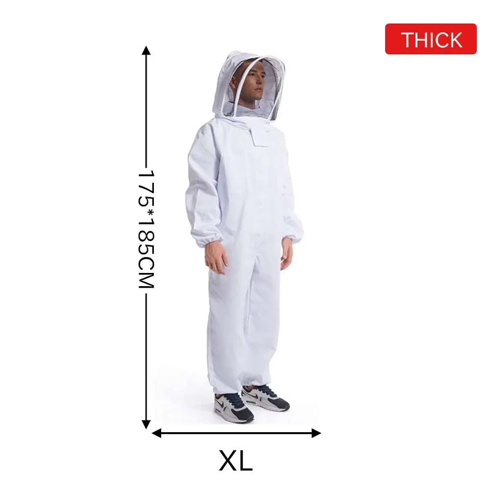 Full Body Beekeeping Clothes Professional Beekeepers Clothes Protection Beekeeping Suit Safty Veil Unisex Children Protective - Image 12