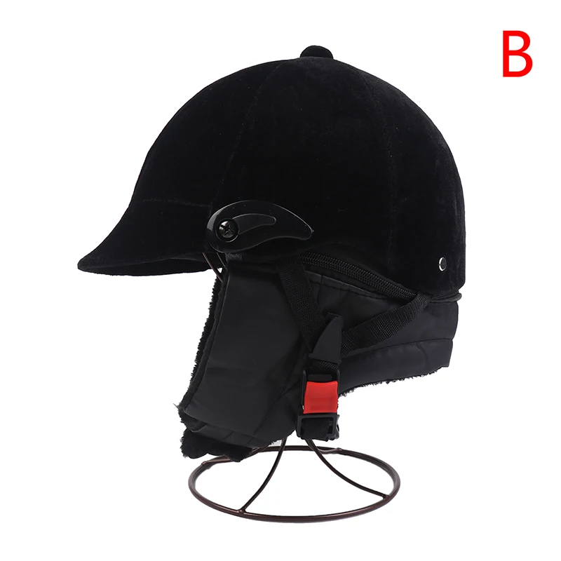 Horse Riding Helmet Professional Unisex Classic Horse Riding Cap Protective Gear Outdoor Adjustable Sports Equestrian Hat Cap - Image 6