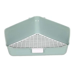Rabbit Litter Box Pet Litter Pan Trainer Bunny Litter Box Cleaner for Hamster Chinchilla Ferret Hedgehog Pet Supplies