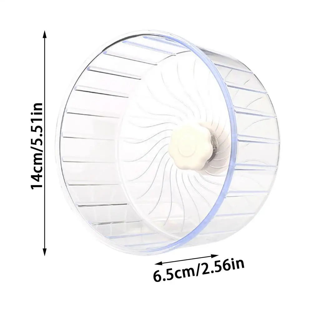 Silent Hamster Exercise Wheel Double Bearing Spinner Running Toy Small Animal Cage Accessories for Mice Hamsters Gerbils Pets - Image 7