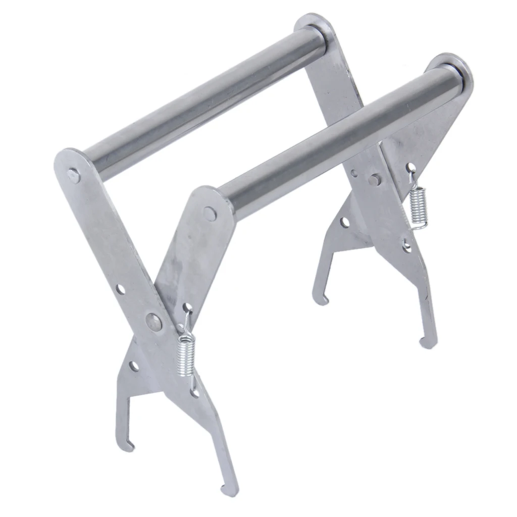 2Pcs Beehive Frame Holder Silver Beekeeping Supplies Tool for Beekeeper Home Perch Stand Support Tools for Bee Box Storage Shelf - Image 8