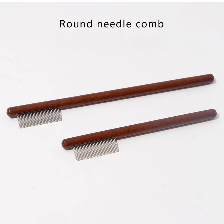 Pet Woodiness Facial Cleaning Comb Removes Tear Stains Eye-poop Comb Dog Hair Repair Scissors Cat Hair Comb Pet Clean Supplies - Image 6