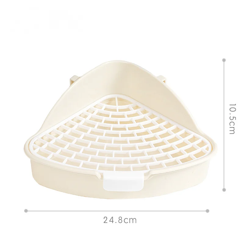Medium Rabbit Litter Box Bunnies Corner Toilet Box for Ferret Hamster Dragon Cat Guinea Pig Dutch Pig Supplies - Image 7