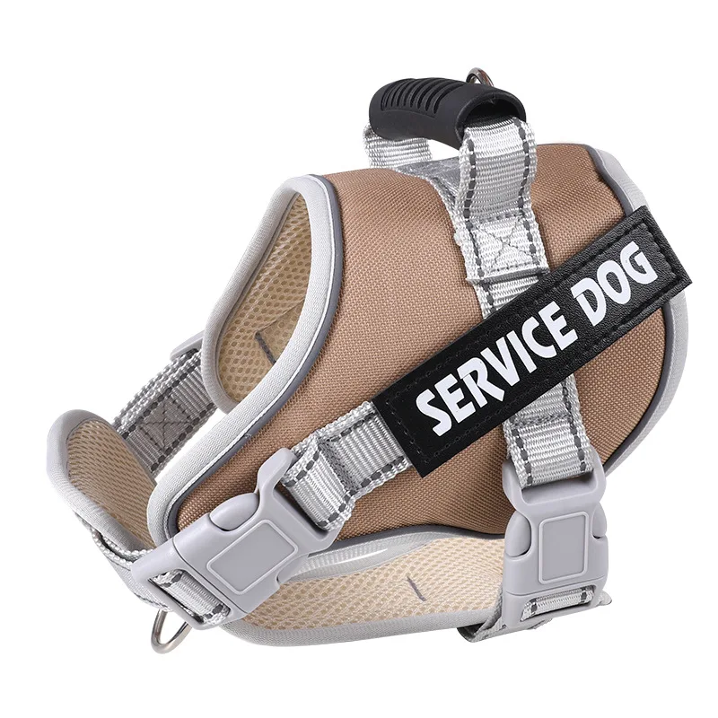 Service Dog Chest Harness No Pull Dog Hook Suitable Large Dog Vest Style Walking Rope Control Dog Strap Accessories Prevent Loss - Image 26