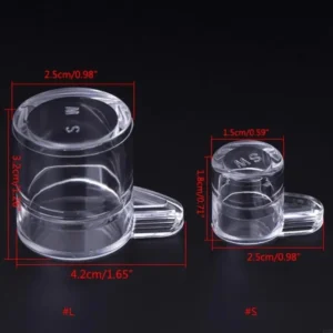Ant Feeder Water Feed Area For Ant Nest House Farm Acrylic Round Drinking Bowl