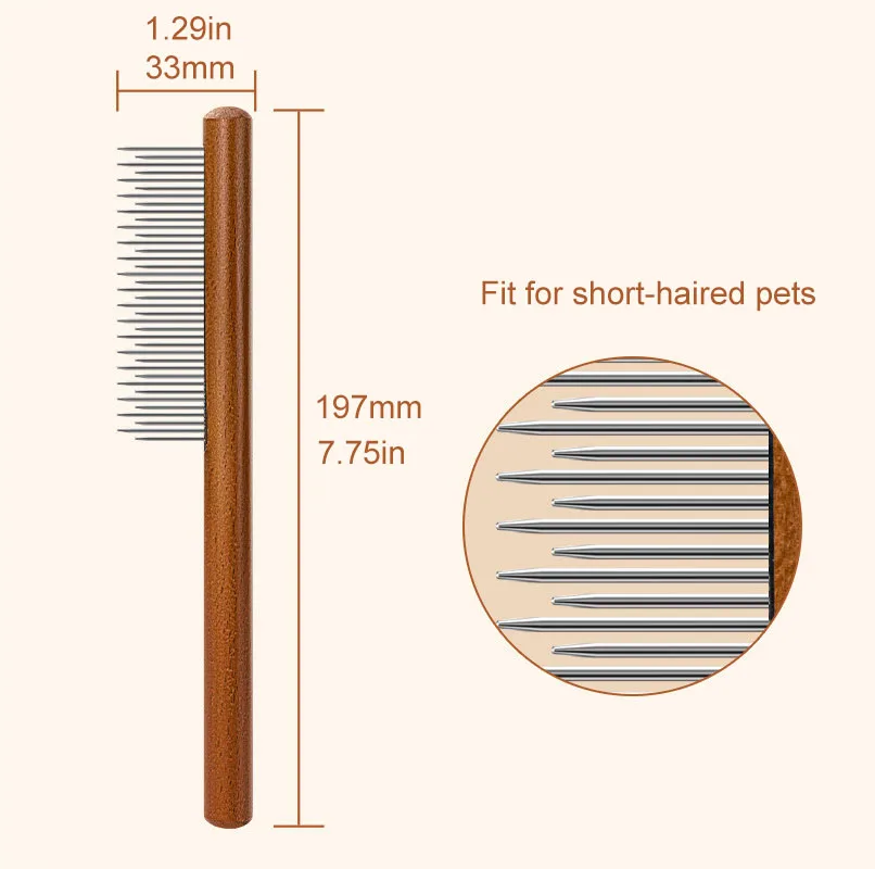 Pet Flea Comb Cat Dog Comb for Fleas Ticks Removal Tools Stainless Steel Grooming Brush For matted Long Short Hair Pets Products - Image 8