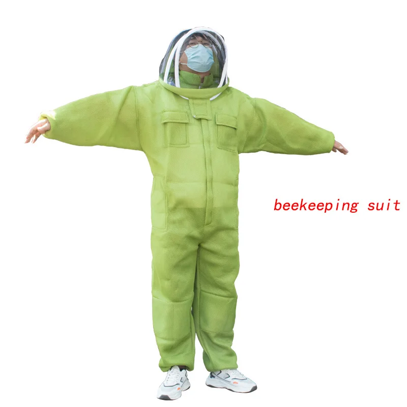 Beekeeper 3D Breathable Cloth Protection Long Sleeve Coverall Gloves Suit Extra Beekeeping Bee Farm Tools Supplies - Image 7