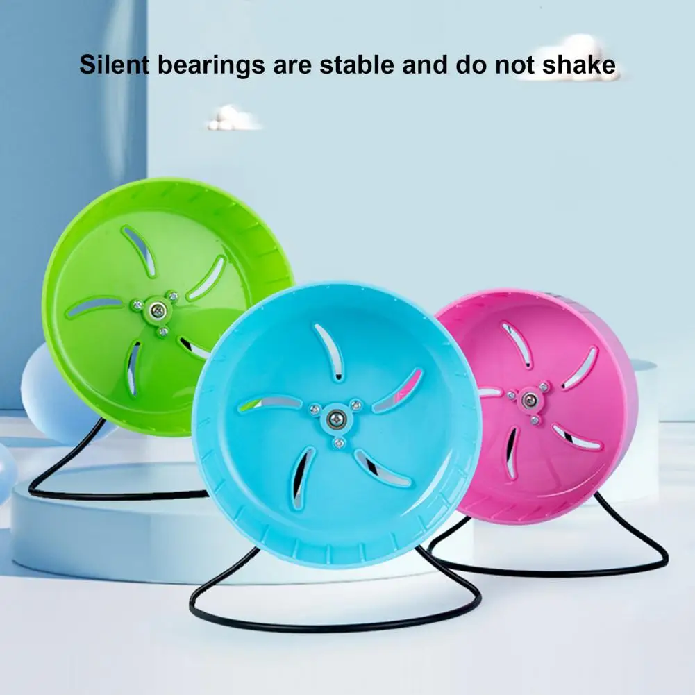 Hamster Wheel Small Exercise Wheel Silent Rotatory Hamster Exercise Wheel for Pet Supplies Smooth Guinea Pig Running for Small - Image 3