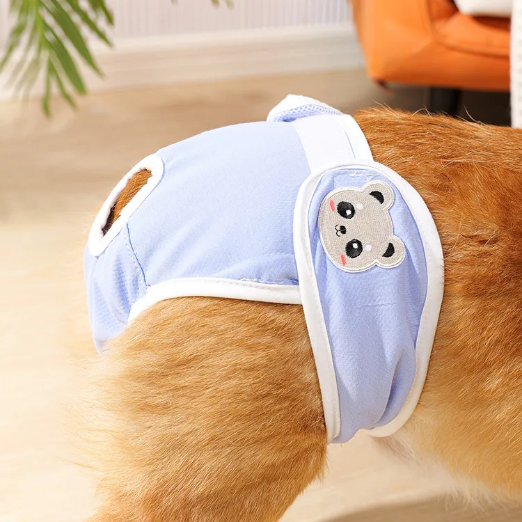 Reusable Female Dogs Diaper Pants Sanitary Female Dog Pants Diapers for Dogs Menstruation Pet Cat Physiological Safety Pants - Image 2