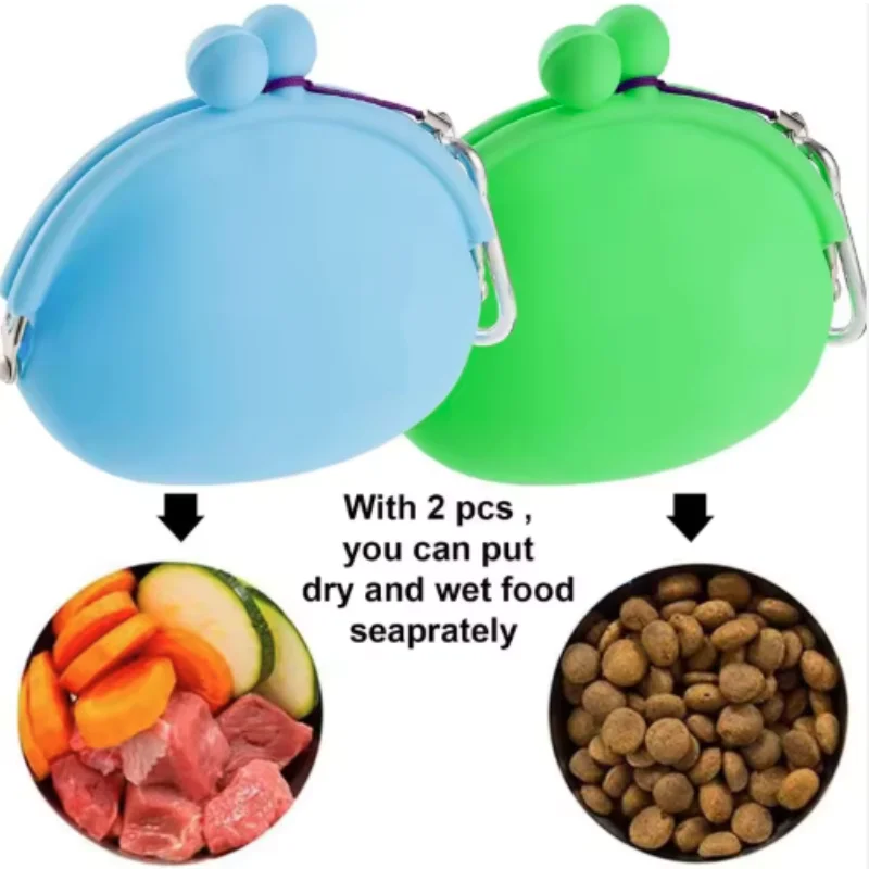 Dog Training Food Snack Pouch Waist Bag Pet Travel Outdoor Walking Treat Storage Pocket for Canine Walks - Image 3