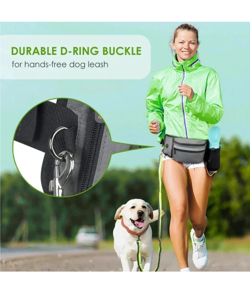 Dog Treat Pouch for Training Outdoor Dog Treat Pouch Training Feeding Bag Large Capacity Pet Trainer Reward Waist Bag Dog Supply