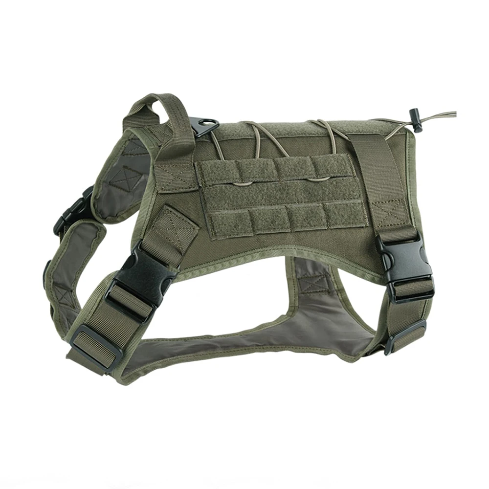 Tactical Dog Harness for Large Pet Harness No-Pull Service Vest Adjustable Military Dog Vest for Training Hunting Walking - Image 8