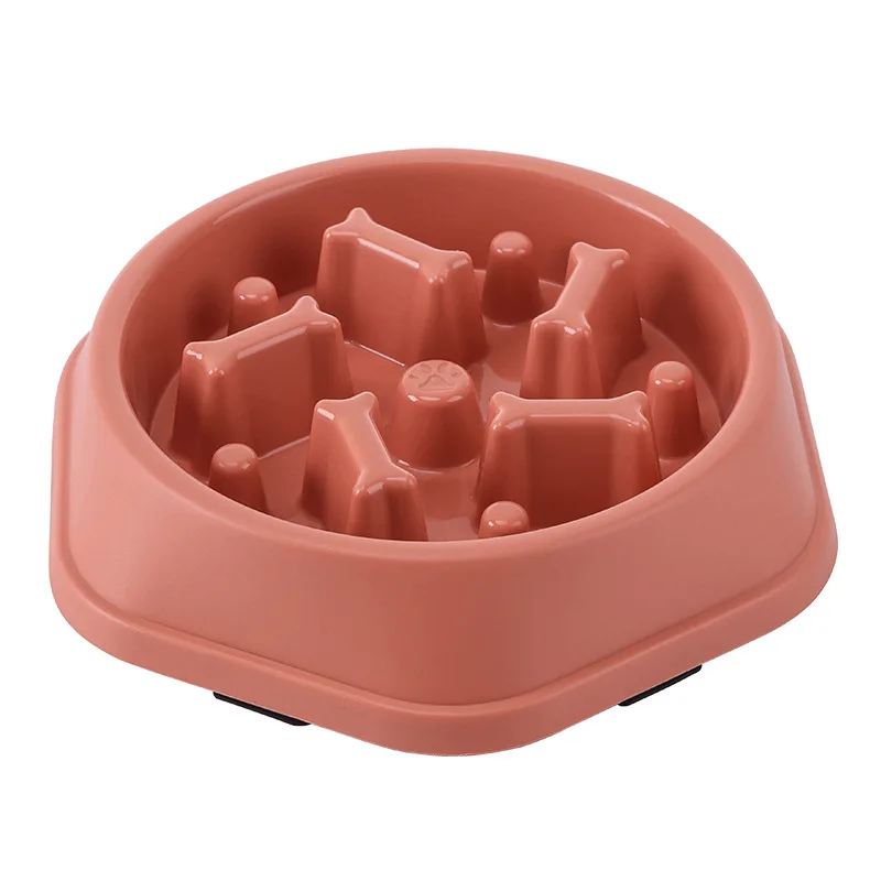 Pet Cat Dog Slow Food Bowl Fat Help Healthy Round Anti-choking Thickened And Non-slip Multiple Colors Shapes - Image 7
