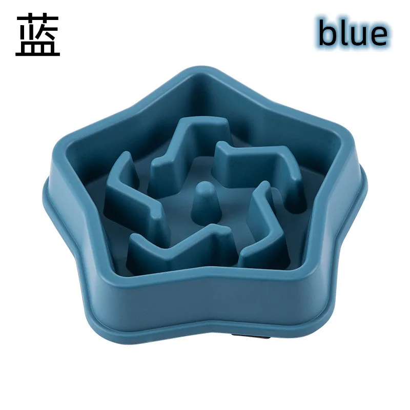 Pet Cat Dog Slow Food Bowl Fat Help Healthy Round Anti-choking Thickened And Non-slip Multiple Colors Shapes - Image 23