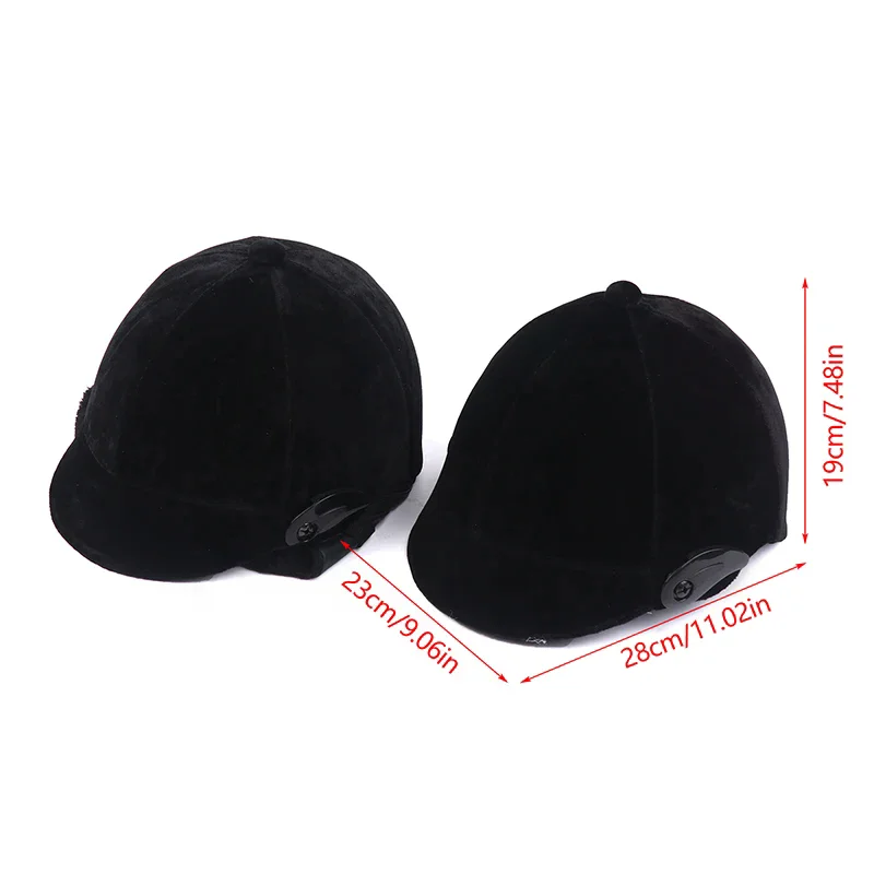Horse Riding Helmet Professional Unisex Classic Horse Riding Cap Protective Gear Outdoor Adjustable Sports Equestrian Hat Cap - Image 5